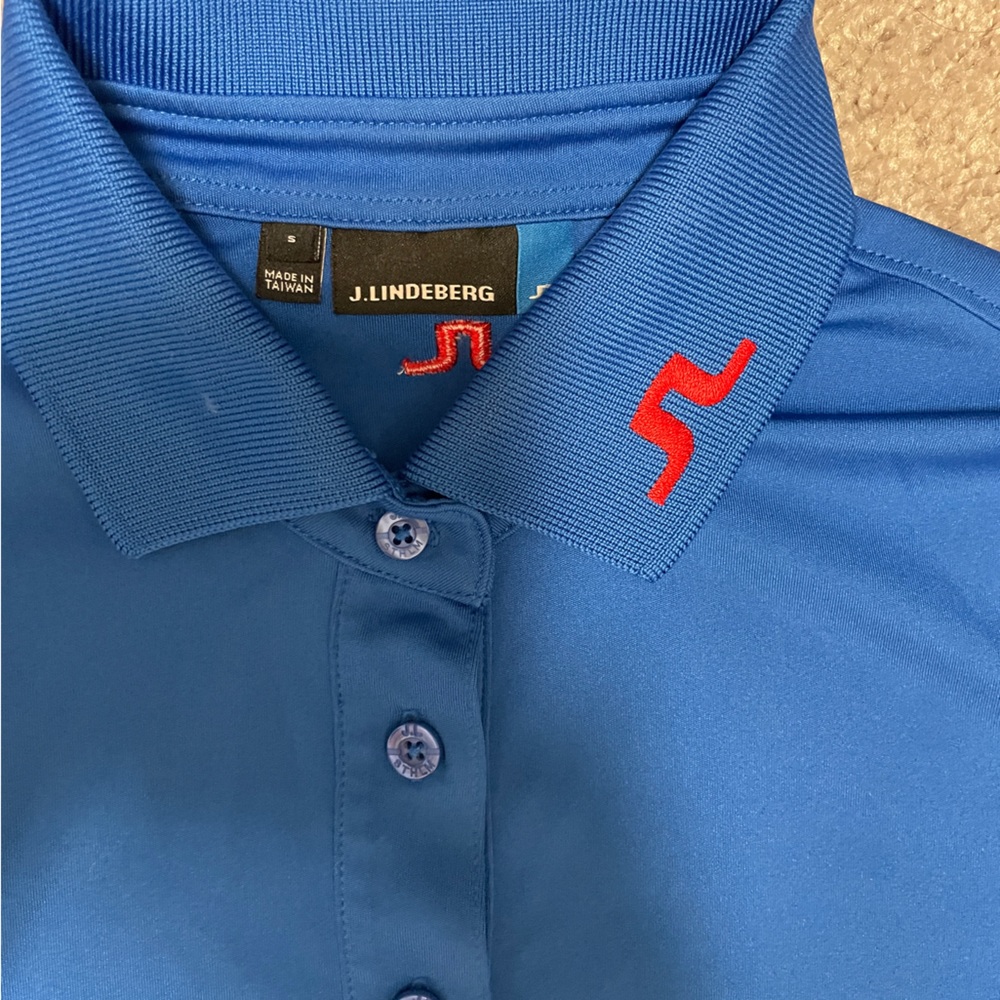 J Lindeberg Women's Tour Tech Golf Polo Blue Small